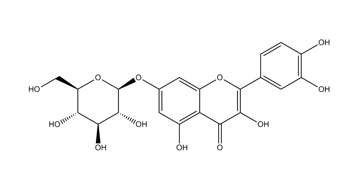 槲皮素-7-O-葡萄糖苷|491-50-9